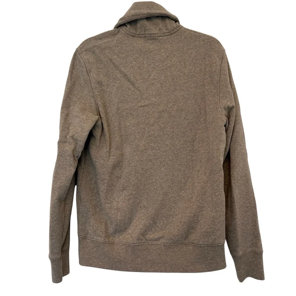 Polo Ralph Lauren Shawl Collar Cardigan Sweater Small Gray Cotton Blend Classic